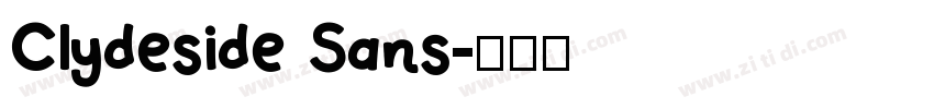 Clydeside Sans字体转换